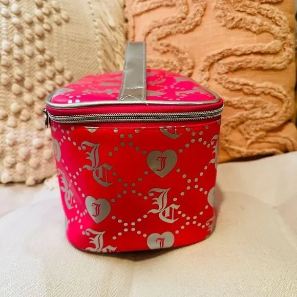 💕 SOLD 💕 NWT Juicy Couture Logo Pink Makeup Bag - Picture 4 of 6